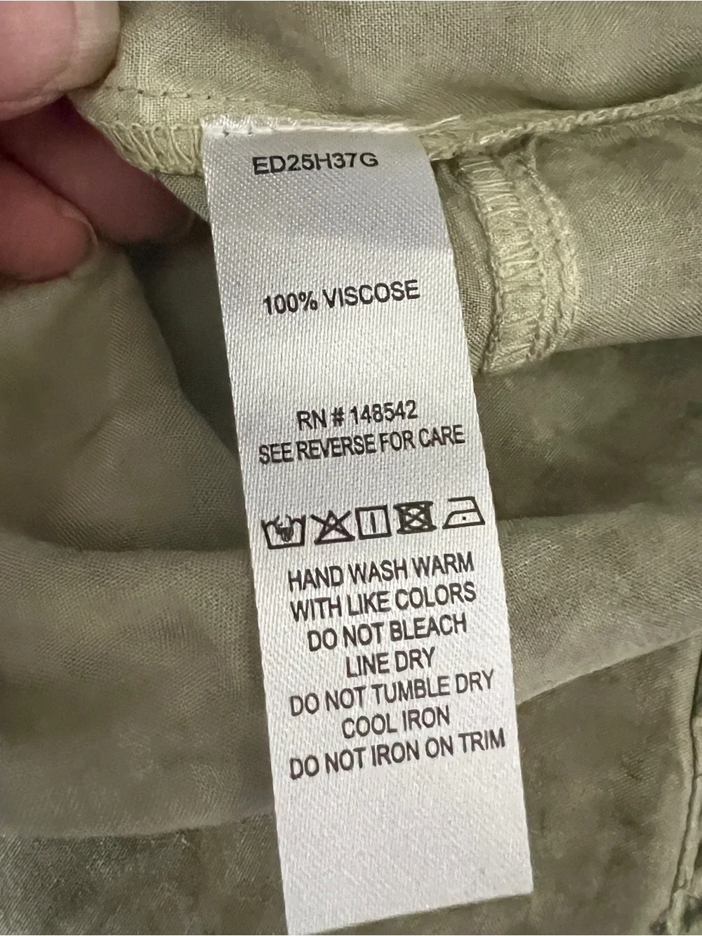 ARATTA Oversized Kate Shirt Embroidered Button Down Small Olive Distressed NWT - Picture 11 of 12